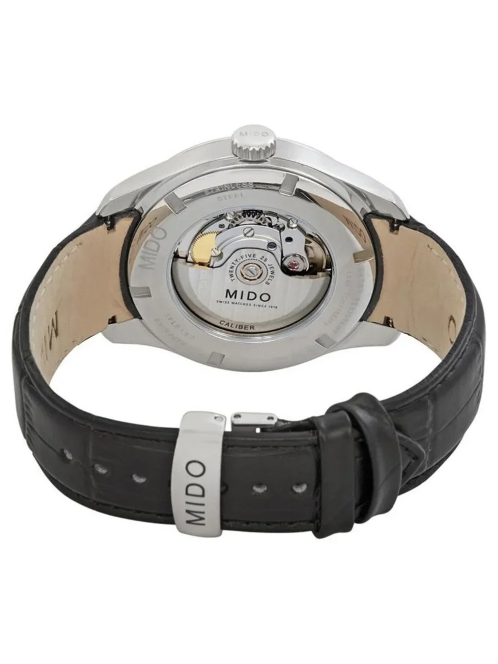 NWT Mido Belluna II Automatic Black Dial Men's Watch